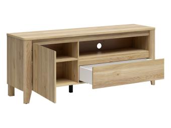 BRW Meble Sawira II RTV1D1S TV állvány - mauvella tölgy Elemes nappali bútorok