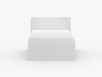 Idzczak meble Smyk II 46/90 ágykeret - fehér Elemes ifjúsági bútorok