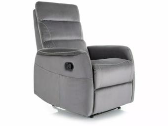 Signal meble Solon M velvet relax fotel - bluvel 14 Ülőgarnitúra