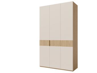 Jurek meble Soreno 135 gardróbszekrény - tavaszi tölgy/macadamia/arany Elemes hálószobák