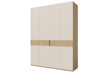 Jurek meble Soreno 180 gardróbszekrény - tavaszi tölgy/macadamia/arany Elemes hálószobák