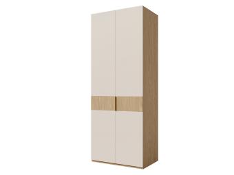 Jurek meble Soreno 90 akasztós szekrény - tavaszi tölgy/macadamia/arany Elemes hálószobák