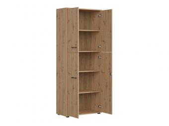 BRW Meble Space office REG4D/200F12DZ polcos szekrény - artisan tölgy Elemes iroda bútorok