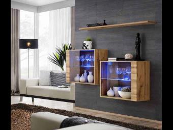 Asm meble Switch SB-03 szekrénysor  - wotan tölgy Elemes nappali bútorok