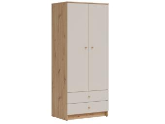 Liveo meble Timo TM-05 akasztós szekrény - artisan tölgy/kasmir Elemes ifjúsági bútorok