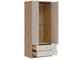 Liveo meble Timo TM-05 akasztós szekrény - artisan tölgy/kasmir Elemes ifjúsági bútorok