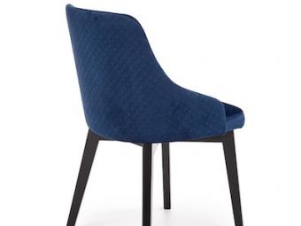Halmar meble Toledo 3 szék - fekete/bluvel 86 Étkező