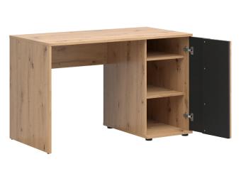 BRW Meble Vabres BIU1D íróasztal - artisan tölgy/fekete Elemes nappali bútorok