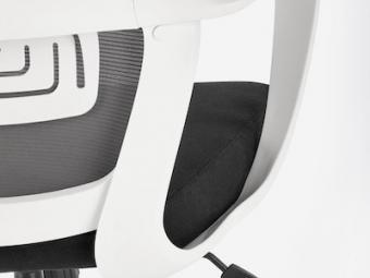 Halmar meble Valdez 2 forgószék - fehér/fekete/világos szürke Iroda bútor