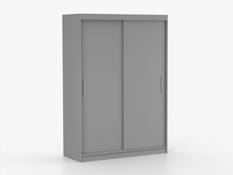 Idzczak meble Vista 04/150 tolóajtós gardróbszekrény - sötét szürke Hálószoba