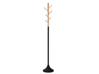 Halmar meble W-58 fogas - fekete/natur tölgy Előszoba