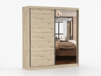 Werona 203/2D tolóajtós gardróbszekrény