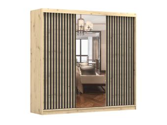 Werona 233/L3D tolóajtós gardróbszekrény